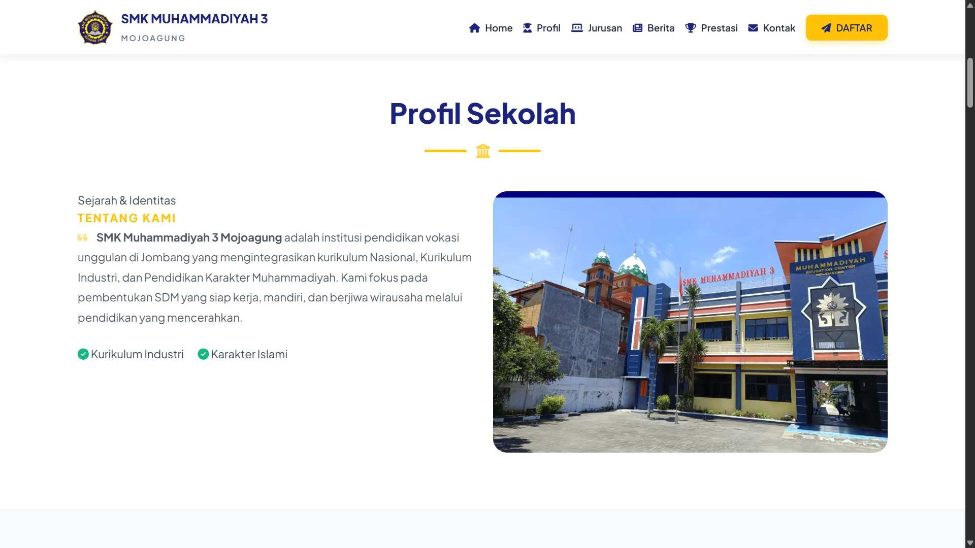 School Website SMK MUH 3